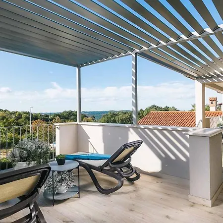 A Stunning With A Swimming Pool In Near Pazin