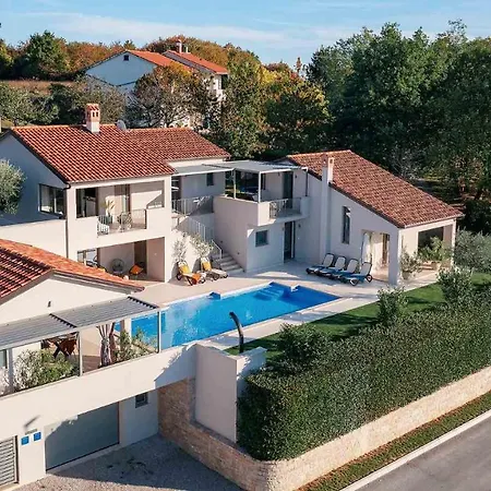 A Stunning With A Swimming Pool In Near Pazin Vila *